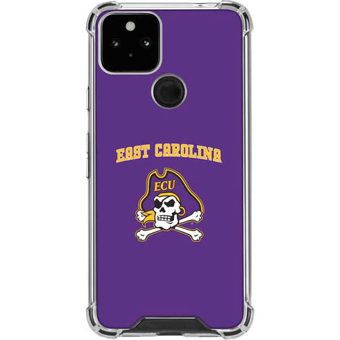 East Carolina University ECU Pirates Logo Google Pixel 5 Clear Case